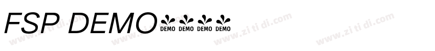 FSP DEMO字体转换